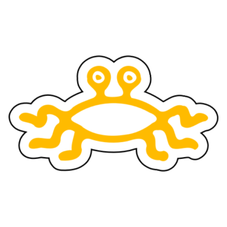 Flying Spaghetti Monster Sticker (Yellow)